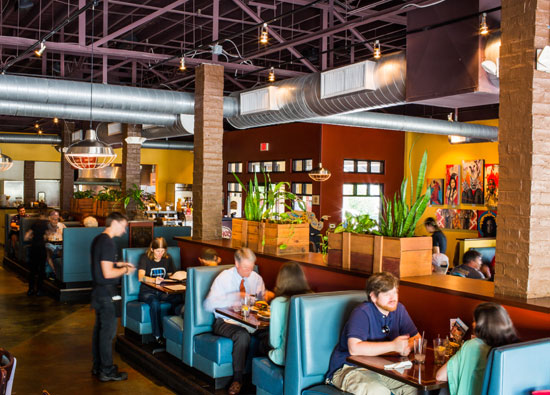 Ethos Vegan Kitchen Dining Room